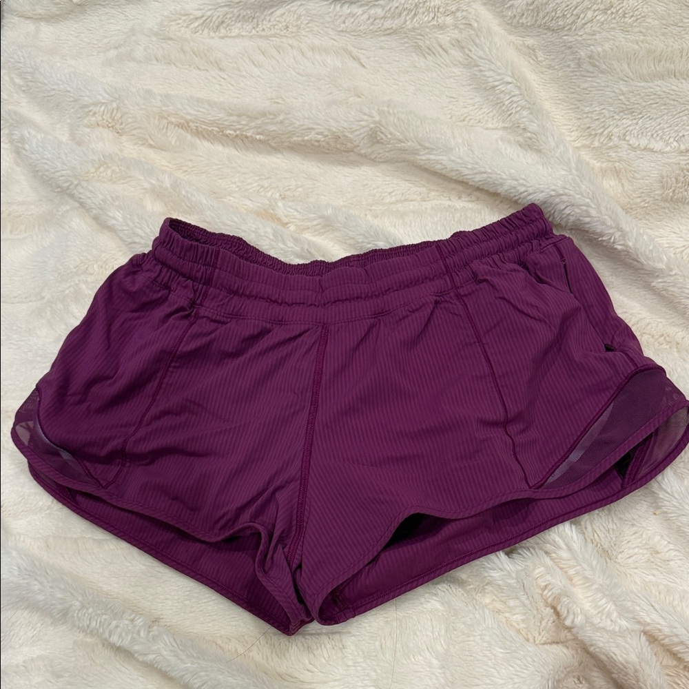 Lululemon Women's Purple Athletic Shorts- sz 8